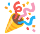 party popper emoji